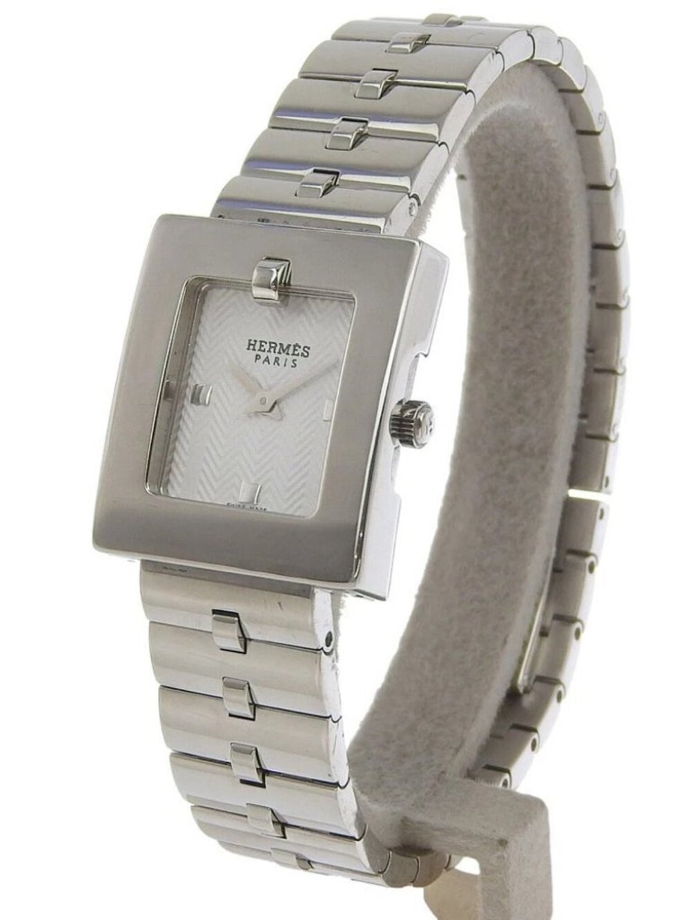 HERMES Belt watch Watches BE1.110 whiteDial Stainless Steel Quartz Analog ... - Picture 1 of 13